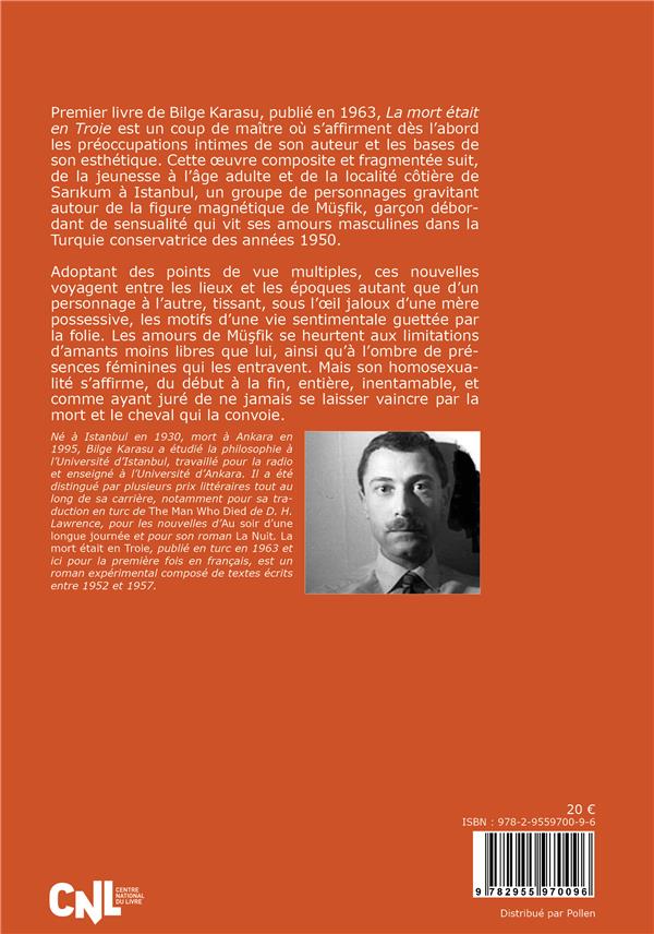 Quatrième de couverture de « LA MORT ETAIT EN TROIE »