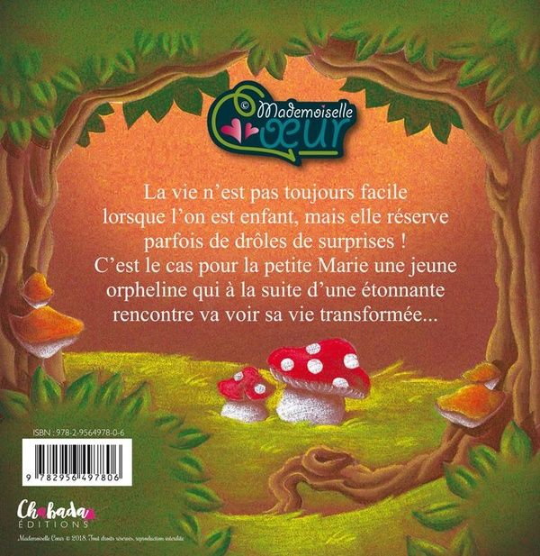 Quatrième de couverture de « MADEMOISELLE COEUR - T01 - L'ADOPTION - MADEMOISELLE COEUR »