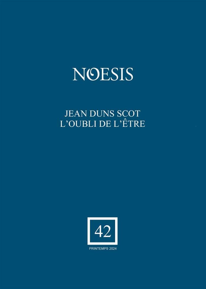 Couverture du livre « JEAN DUNS SCOT - L'OUBLI DE L'ETRE » de Herve Pasqua, librairie Les Contes Infusés à Corte