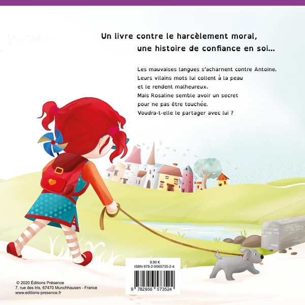 Quatrième de couverture de « LE POIDS DES ETIQUETTES (LIVRE SERVANT DE REFERENCE DE BASE CONTRE LE HARCELEMENT) - LIVRE JEUNESSE »