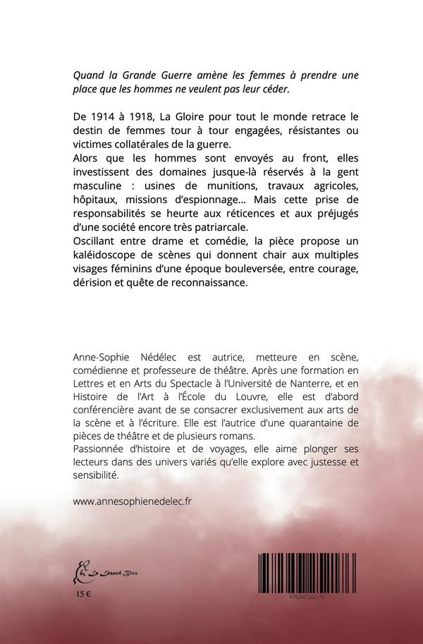 Quatrième de couverture de « La gloire pour tout le monde »