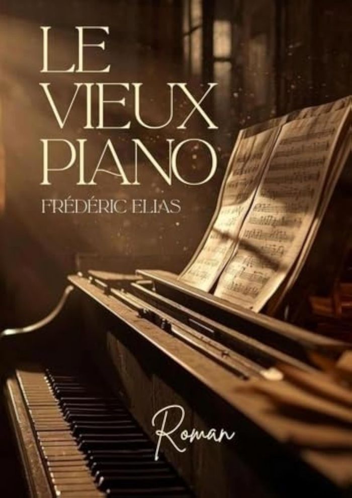 Couverture du livre « LE VIEUX PIANO » de Elias Frederic, librairie Les Contes Infusés à Corte