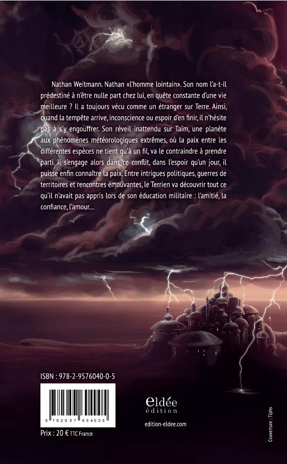 Quatrième de couverture de « TAIM, LA PLANETE FURIEUSE »
