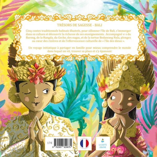 Quatrième de couverture de « Trésors de sagesse,Bali »
