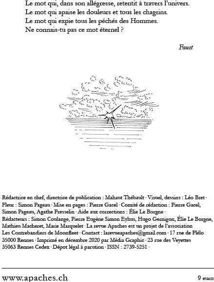 Quatrième de couverture de « APACHES N 2 »