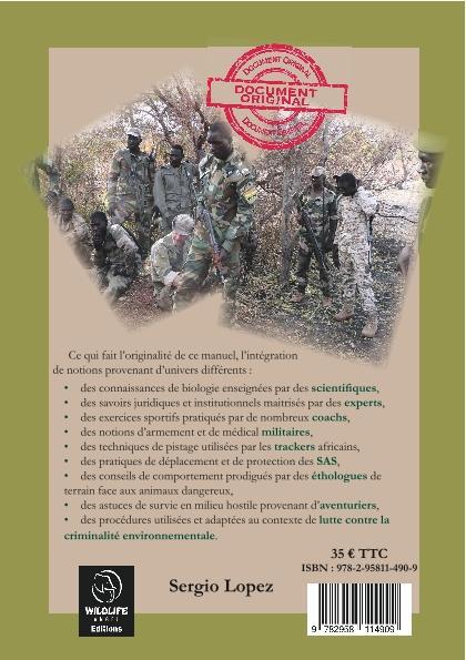 Quatrième de couverture de « MANUEL DE TERRAIN DU RANGER AFRICAIN »