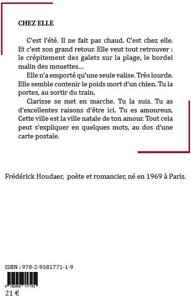 Quatrième de couverture de « CHEZ ELLE »