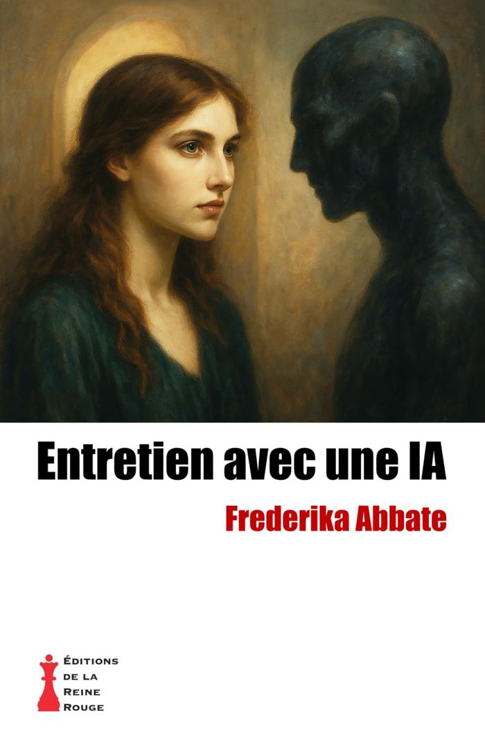 Couverture du livre « Entretien avec une IA » de Frederika Abbate, librairie Les Contes Infusés à Corte
