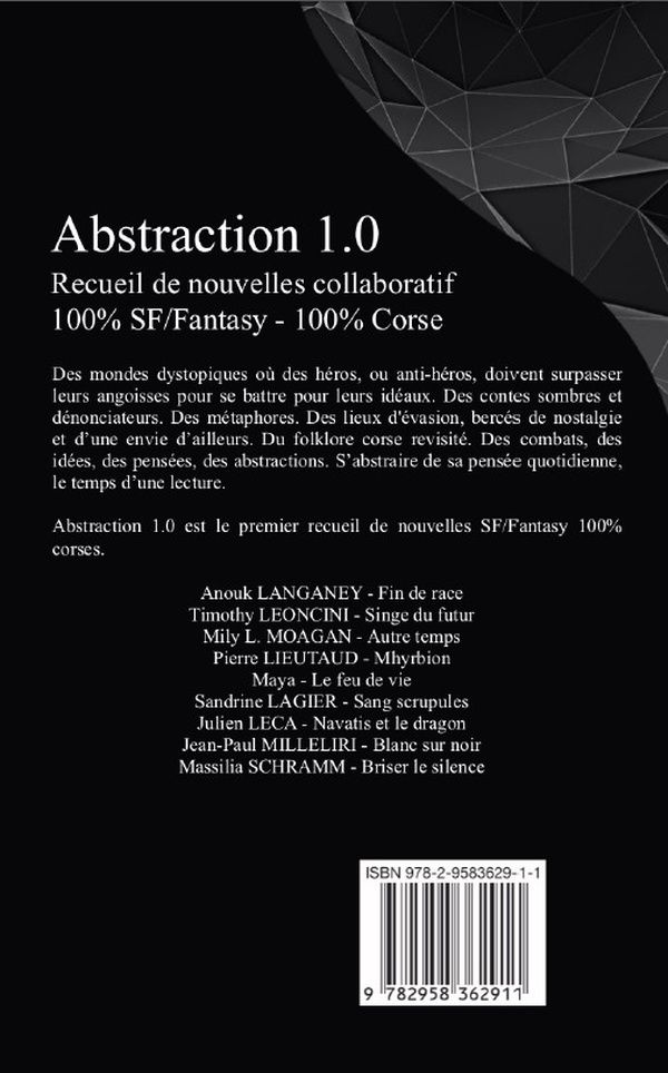 Quatrième de couverture de « ABSTRACTION 1.0 »
