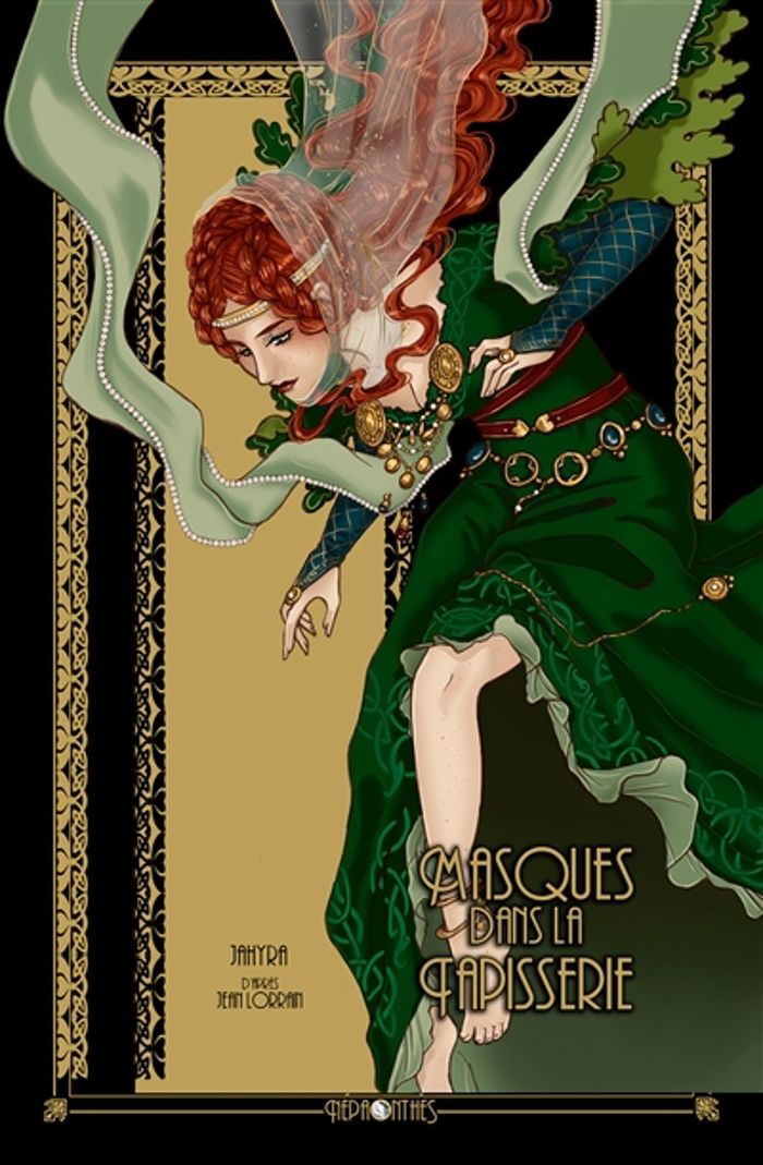 Couverture du livre « MASQUES DANS LA TAPISSERIE », librairie Les Contes Infusés à Corte