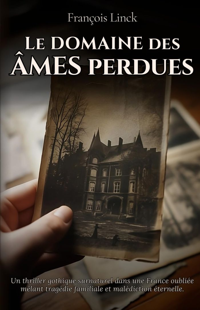 Couverture du livre « Le domaine des âmes perdues » de François Linck, librairie Les Contes Infusés à Corte