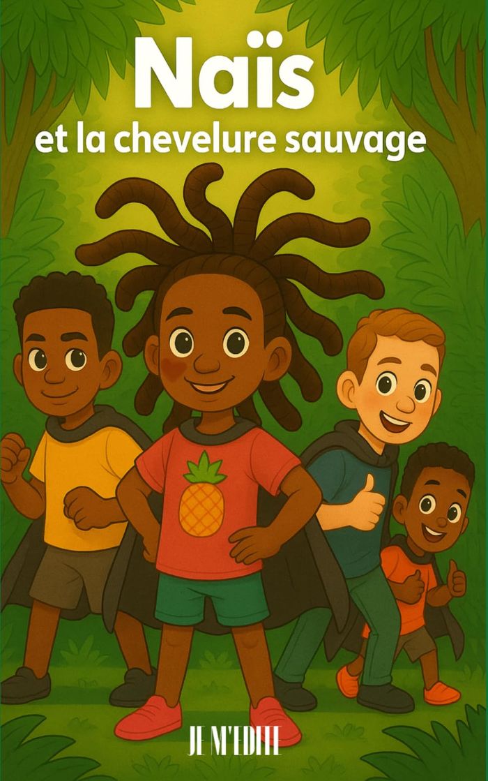 Couverture du livre « Naïs et la chevelure sauvage » de Raïssa Kouadio, librairie Les Contes Infusés à Corte