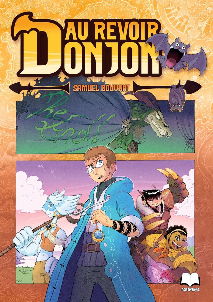 Couverture du livre « Au revoir donjon » de Samuel Bouvant, librairie Les Contes Infusés à Corte