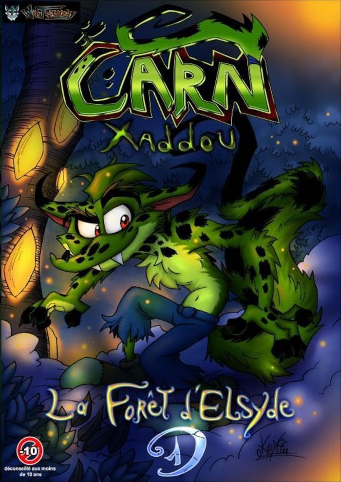 Couverture du livre « CARN XADDOU T1 : LA FORET D'ELSYDE », librairie Les Contes Infusés à Corte