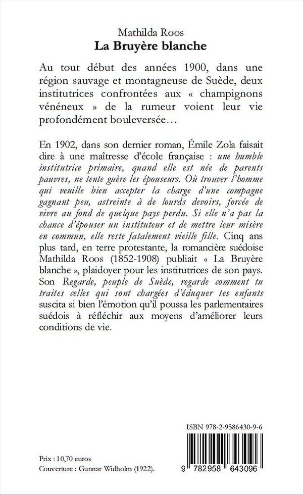 Quatrième de couverture de « La Bruyère blanche »