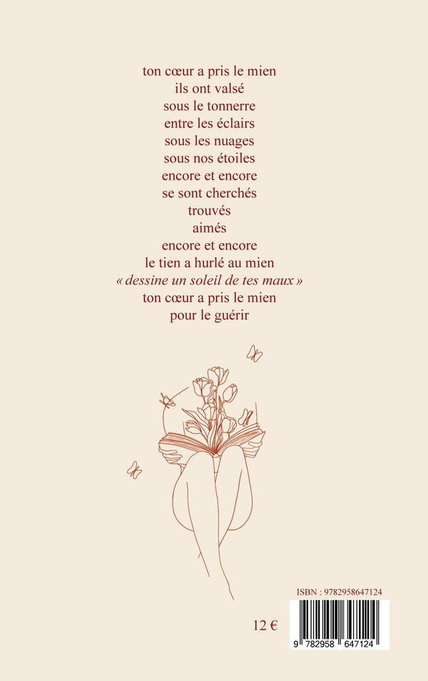 Quatrième de couverture de « DESSINE UN SOLEIL DE TES MAUX - ILLUSTRATIONS, COULEUR »