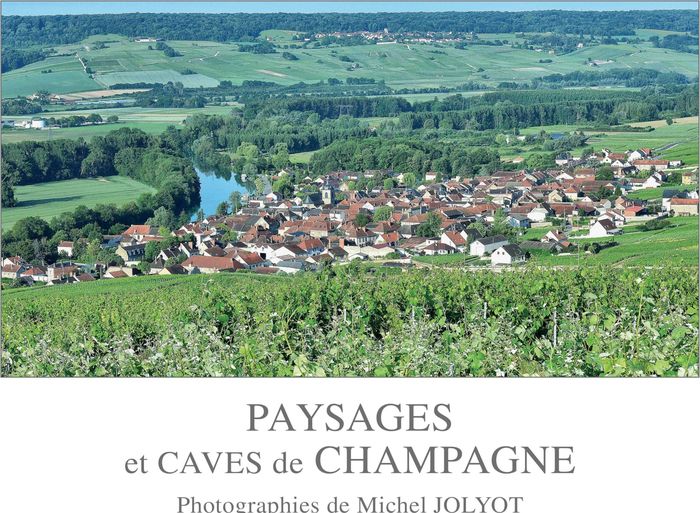 Couverture du livre « Paysages et caves de Champagne » de Michel Jolyot, librairie Les Contes Infusés à Corte