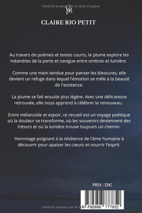 Quatrième de couverture de « Entre Ombres et Lumière »
