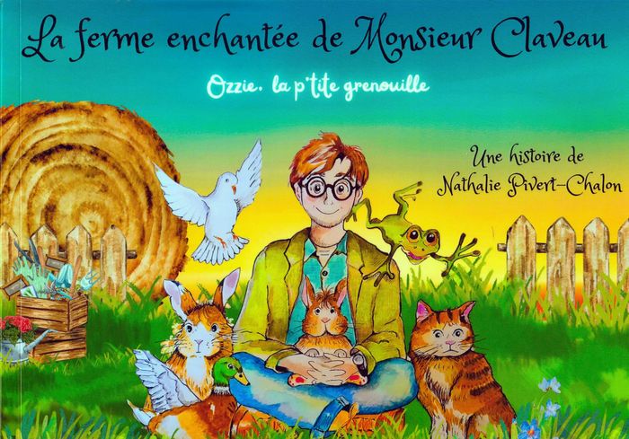 Couverture du livre « Ozzie, une drôle de p'tite grenouille » de Nathalie Pivert Chalon, librairie Les Contes Infusés à Corte