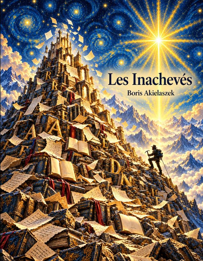 Couverture du livre « Les inachevés » de Boris Akielaszek, librairie Les Contes Infusés à Corte