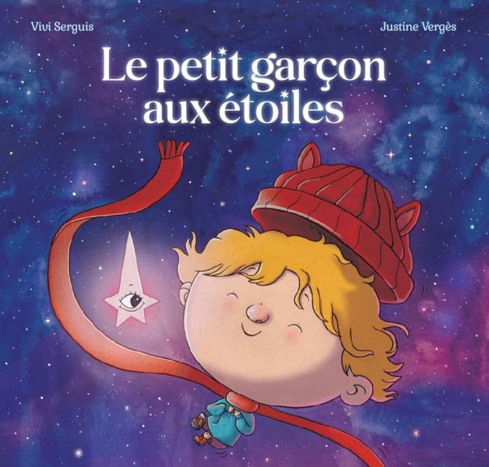 Couverture du livre « Le petit garçon aux étoiles » de Vivi Serguis, librairie Les Contes Infusés à Corte