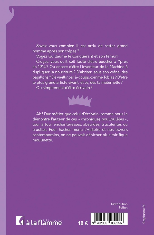 Quatrième de couverture de « Le fémur de Guillaume : et autres chroniques poulloulèles »