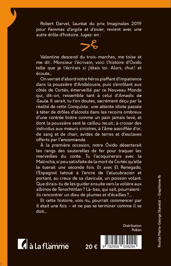 Quatrième de couverture de « OXIDO - FIGURES DU CONQUISTADOR »