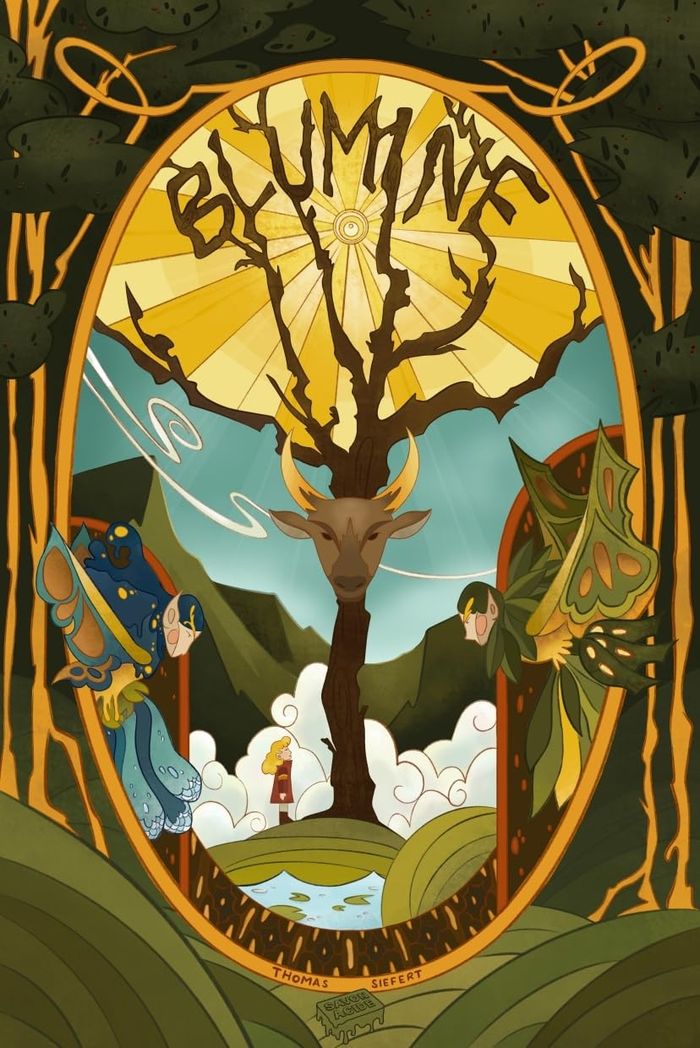 Couverture du livre « BLUMINE » de Thomas Siefert, librairie Les Contes Infusés à Corte