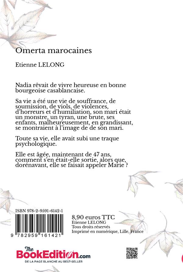 Quatrième de couverture de « OMERTA MAROCAINES »