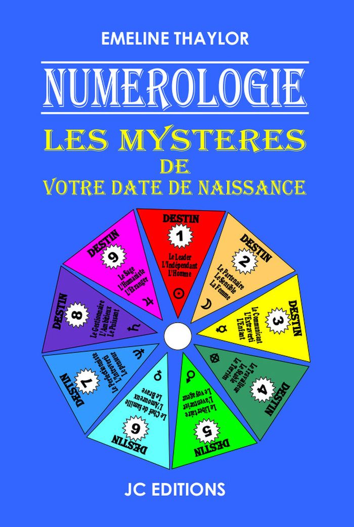 Couverture du livre « NUMEROLOGIE - LES MYSTERES DE VOTRE DATE DE NAISSANCE » de Emeline Thaylor, librairie Les Contes Infusés à Corte