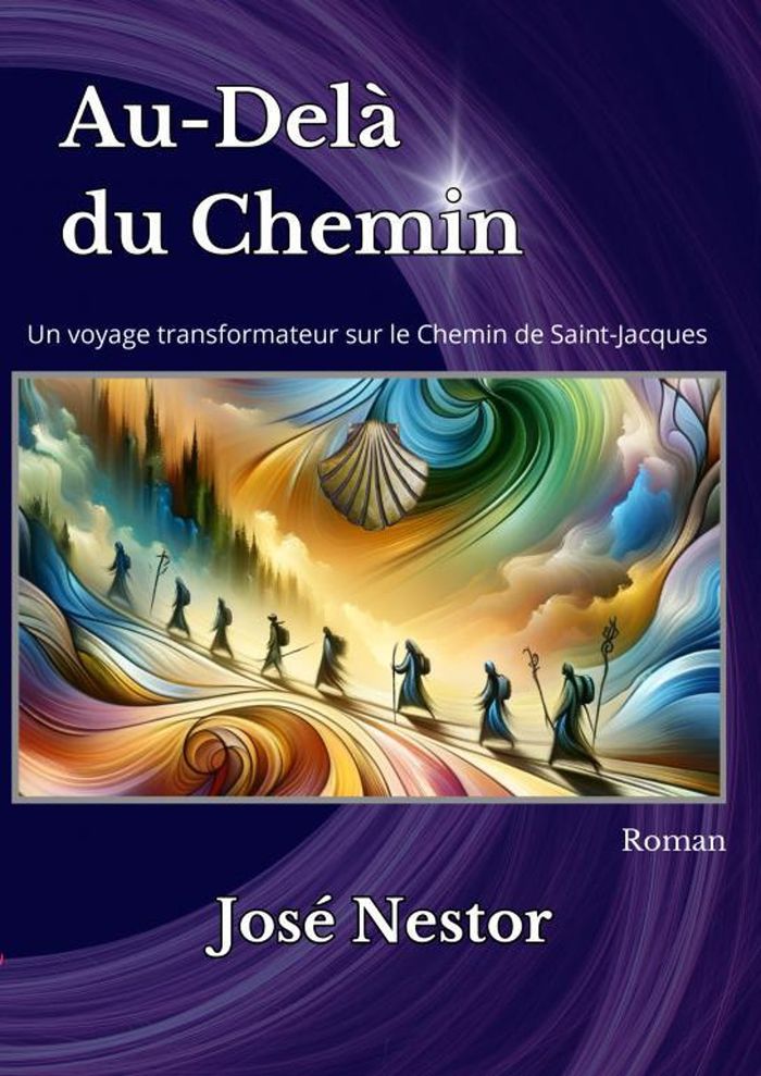 Couverture du livre « AU-DELA DU CHEMIN » de Nestor Jose, librairie Les Contes Infusés à Corte