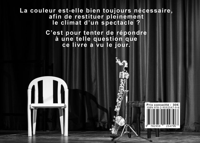 Quatrième de couverture de « Théâtre en noir & blanc : Tome 01 »