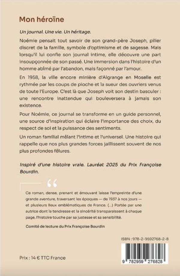 Quatrième de couverture de « Mon héroïne »