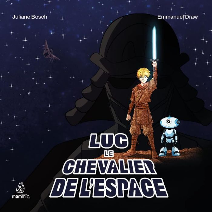Couverture du livre « Luc le chevalier de l'espace » de Juliane Bosch, librairie Les Contes Infusés à Corte