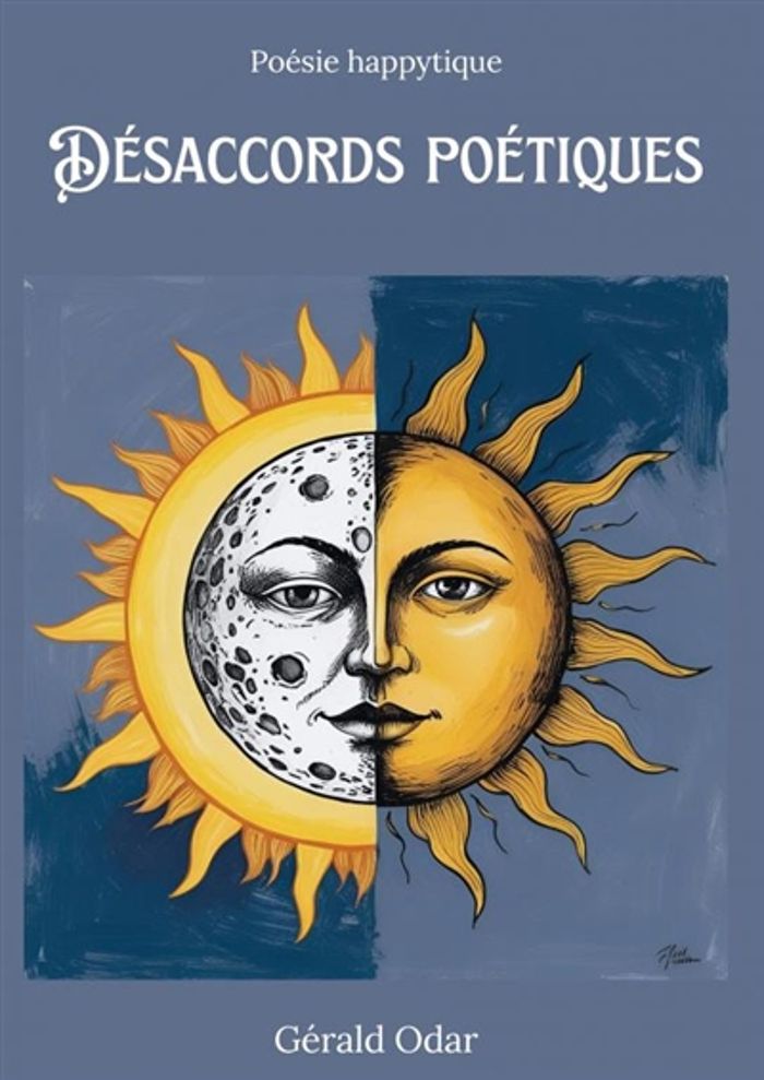 Couverture du livre « Désaccords poétiques : poésie happytique » de Gérald Odar, librairie Les Contes Infusés à Corte