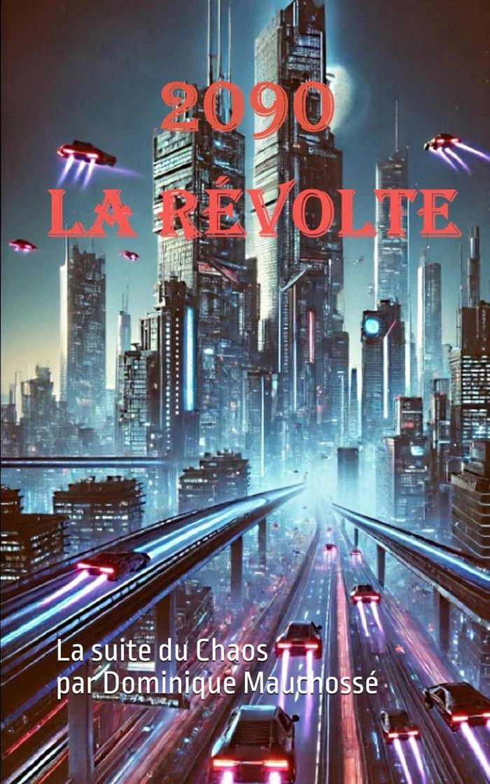 Couverture du livre « 2090 la révolte : la suite du chaos » de Dominique Mauchossé, librairie Les Contes Infusés à Corte