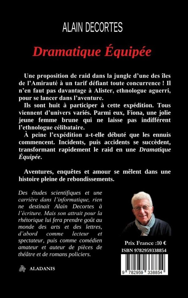 Quatrième de couverture de « Dramatique équipée »