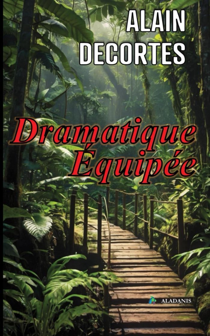 Couverture du livre « Dramatique équipée » de Alain Decortes, librairie Les Contes Infusés à Corte