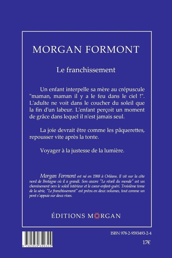 Quatrième de couverture de « Le franchissement »