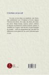 Quatrième de couverture de « L'Écriture est un exil »