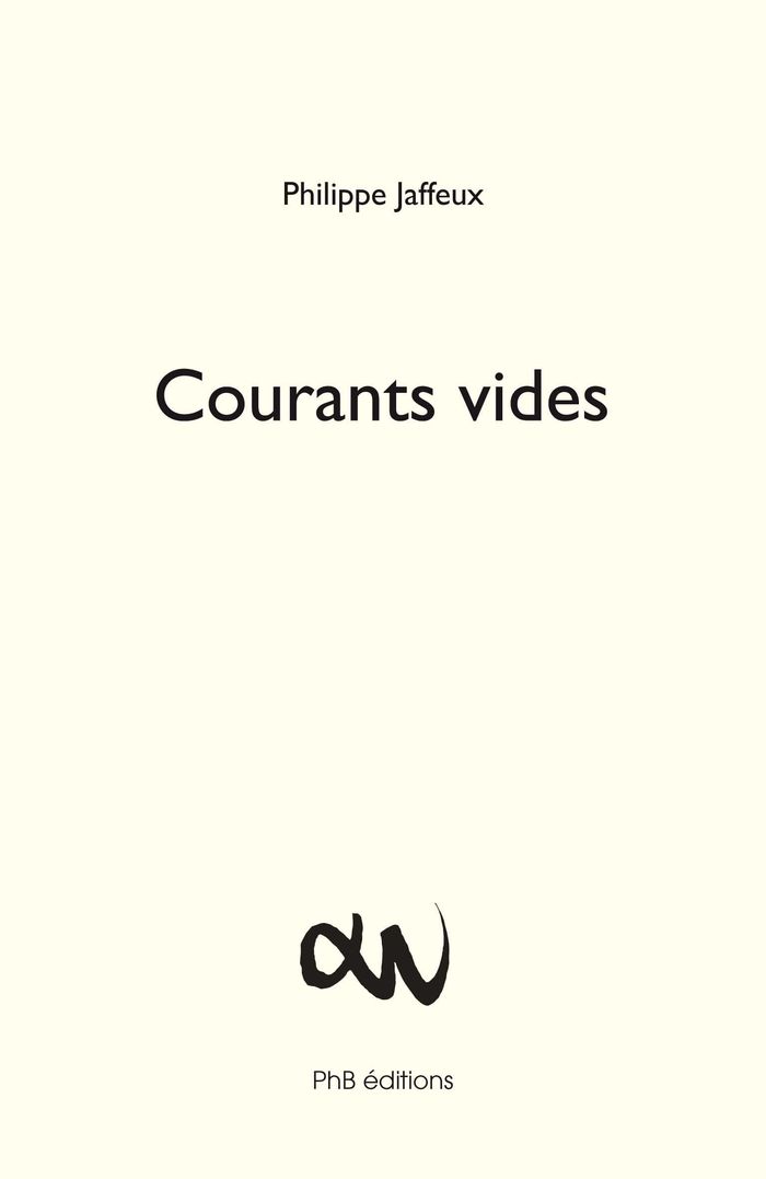 Couverture du livre « Courants vides », librairie Les Contes Infusés à Corte
