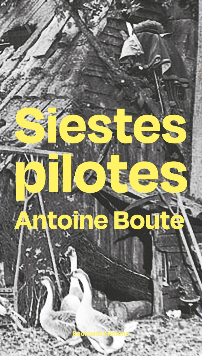 Couverture du livre « Siestes pilotes » de Antoine Boute, librairie Les Contes Infusés à Corte