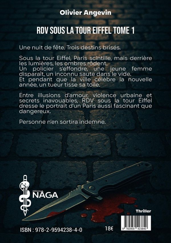 Quatrième de couverture de « RDV sous la tour Eiffel »