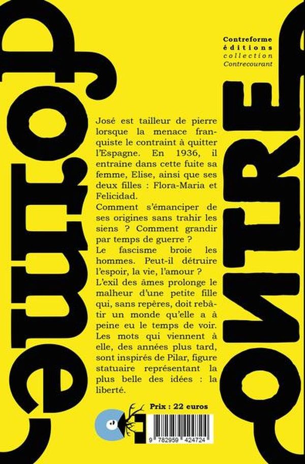 Quatrième de couverture de « Larmes de Pilar : roman »