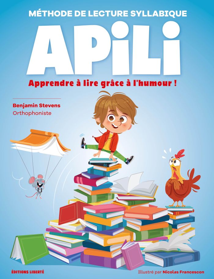 Couverture du livre « APPRENDRE A LIRE GRACE A L'HUMOUR », librairie Les Contes Infusés à Corte
