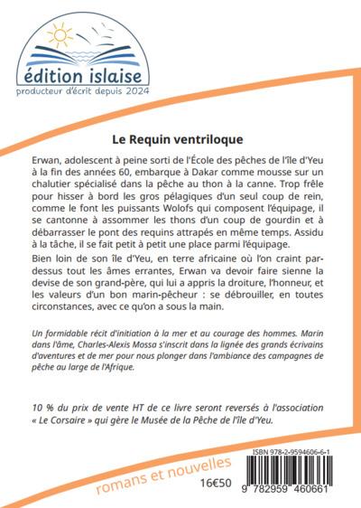 Quatrième de couverture de « Le requin ventriloque : mémoires d'un mousse en Afrique »