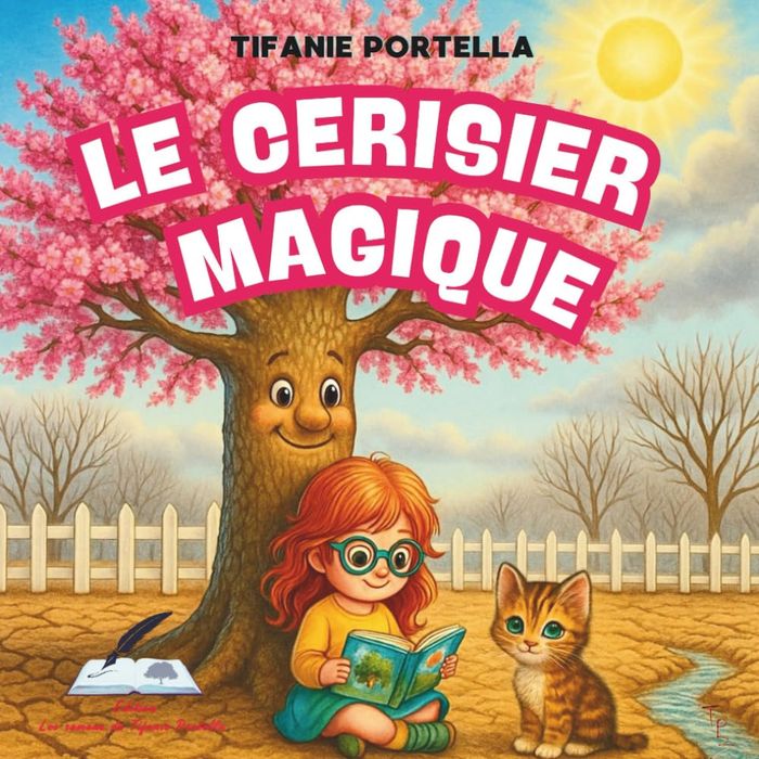 Couverture du livre « Le cerisier magique » de Tifanie Portella, librairie Les Contes Infusés à Corte
