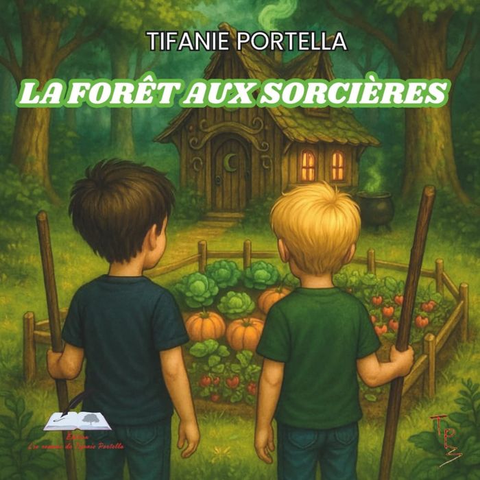 Couverture du livre « La forêt aux sorcières » de Tifanie Portella, librairie Les Contes Infusés à Corte
