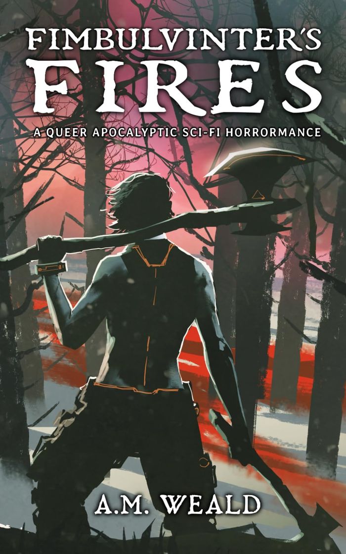 Couverture du livre « Fimbulvinter's fires » de A. M. Weald, librairie Les Contes Infusés à Corte