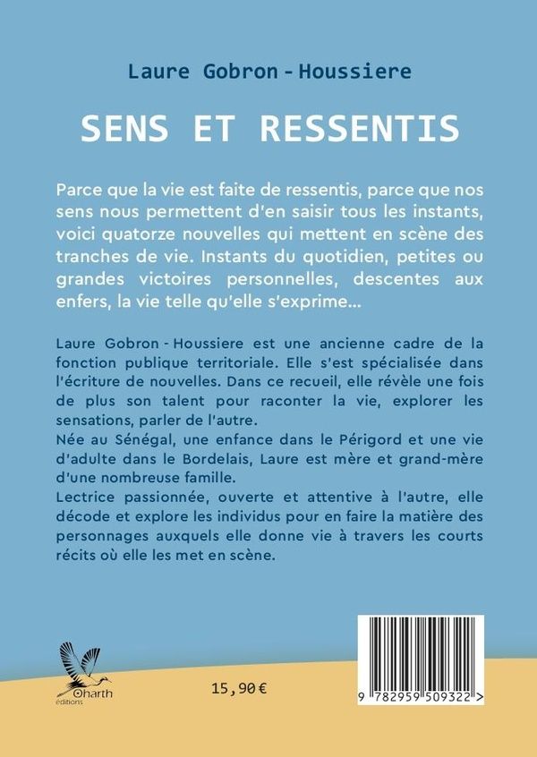 Quatrième de couverture de « Sens et ressentis »